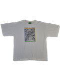 Modernes Tantra Shirt "Come to india..." Bedruckt Weiß XL