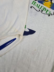 Vintage Tourist Shirt 80s Maldives Trashed (42) M-L
