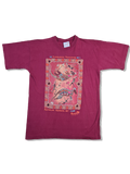 Vintage Bulurru Shirt Aboriginal Artwork Kangaroo Tracking Made In Australia Rot XL