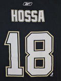 Modernes Reebok Shirt NHL Pittsburgh Penguins #18 Merch Schwarz L