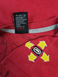 Y2K Ecko Shirt Made In USA "Pain by numbers" Bedruckt Rot S