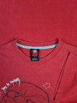 Y2K Ecko Shirt Made In USA "Pain by numbers" Bedruckt Rot S