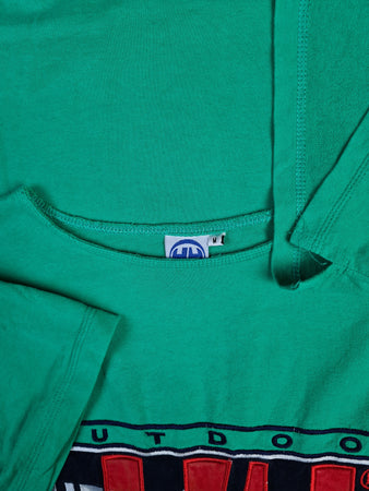 Vintage Helly Hansen Shirt Bestickt Grün M