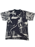 Rare! Vintage Nike Shirt CideSport All Over Print Baseball Made In Spain Grau Weiß M