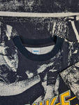 Rare! Vintage Nike Shirt CideSport All Over Print Baseball Made In Spain Grau Weiß M