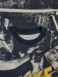 Rare! Vintage Nike Shirt CideSport All Over Print Baseball Made In Spain Grau Weiß M