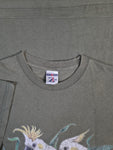 Vintage Jerzees Shirt Animal Print Papageien