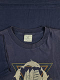 Vintage Tourist Shirt Bahamas Delfine Animalprint Made In USA Lila L