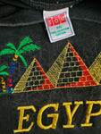 Vintage Tourist Shirt Egypt Faded Ausgewaschen Schwarz XL-XXL
