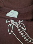 Vintage Matador Shirt 70s Tourist "I Felt It In Barbados" Single Stitched Braun L-XL