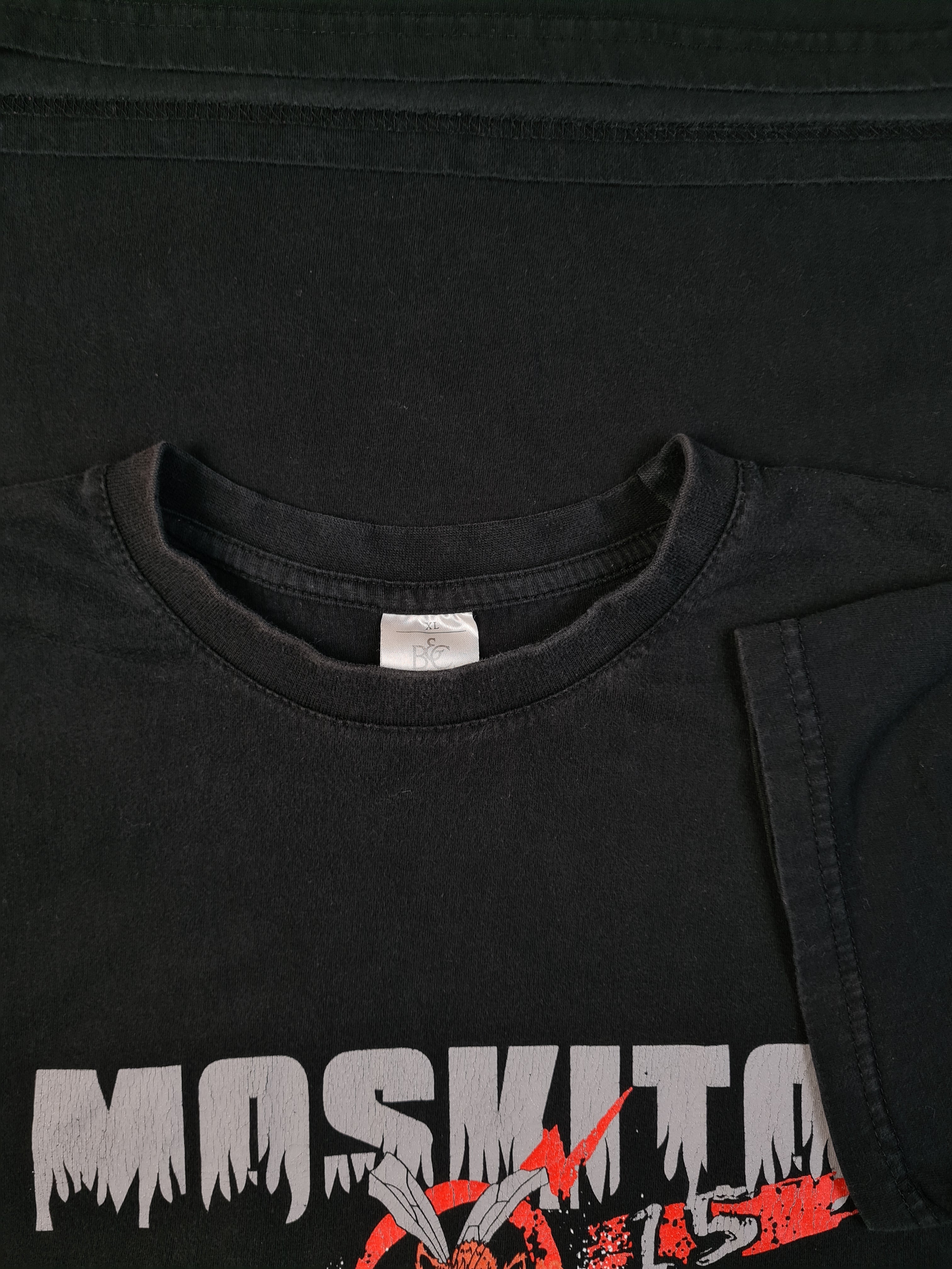Modernes B&C Shirt Moskito Run 2015 Bedruckt Schwarz XL - RareRags