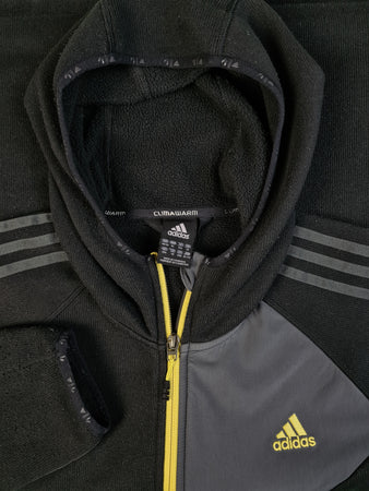 Moderne Adidas Jacke Techwear Clima Warm Outdoor Schwarz Gelb XL