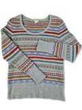 Hessnatur Strickpullover Feminin Schurwolle Made In Scotland Bunt (D40/42) L-XL