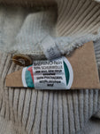 Vintage Merino Strickpullover Polokragen Made In Germany Beige / Sand (52) L-XL