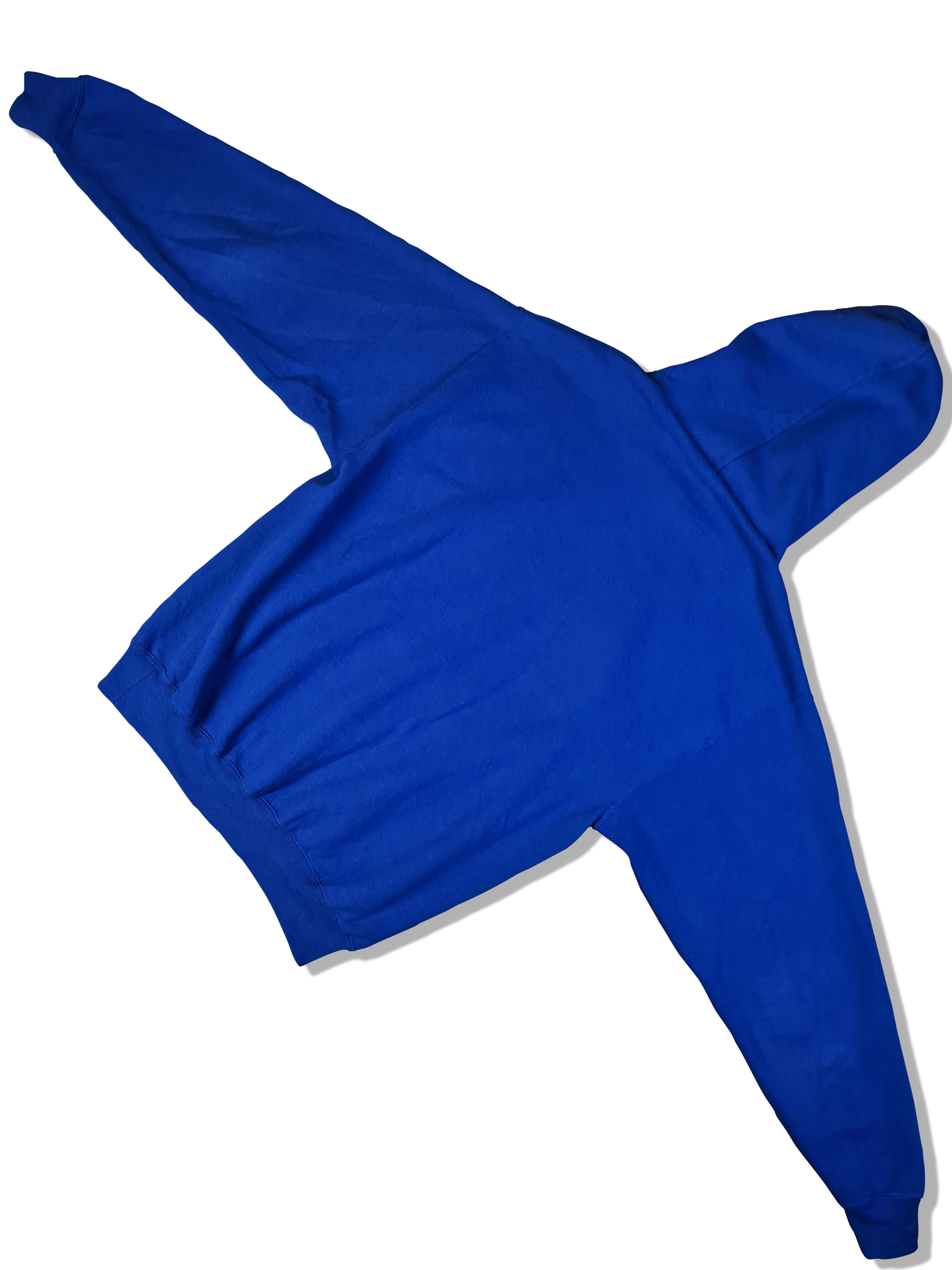 Rare! Vintage Nike Hoodie Center Swoosh Mid 90s Made In USA Blau M - RareRags