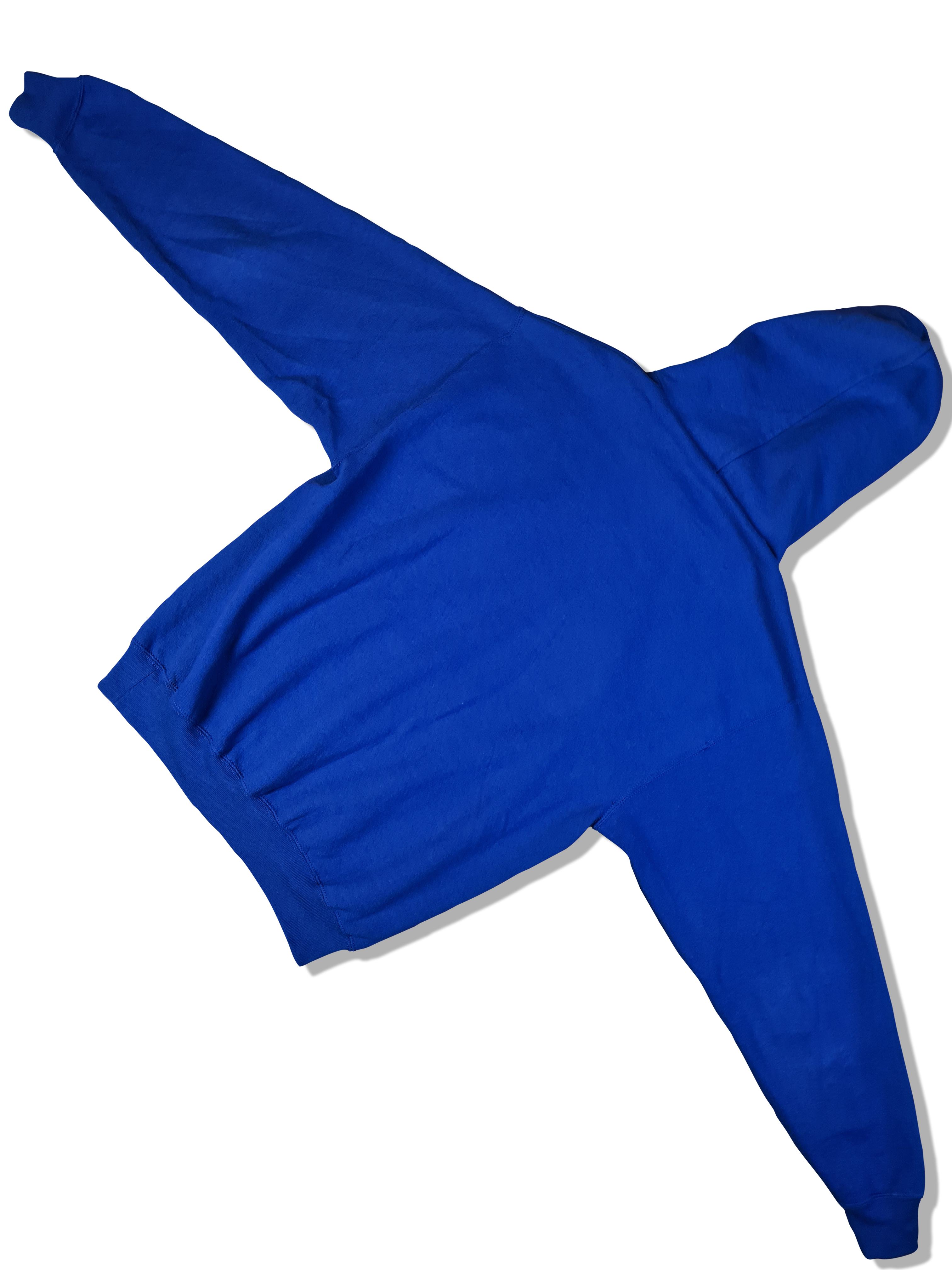 Rare! Vintage Nike Hoodie Center Swoosh Mid 90s Made In USA Blau M - RareRags