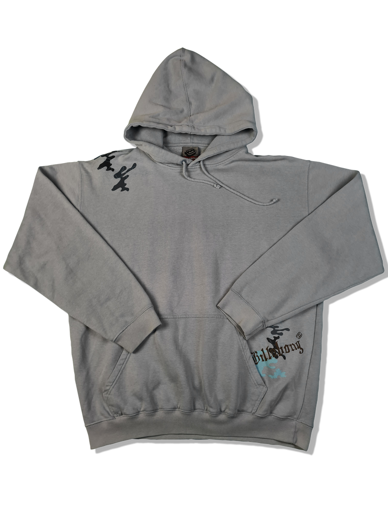 Y2K Billabong Hoodie Made In Portugal Hellblau L – RareRags