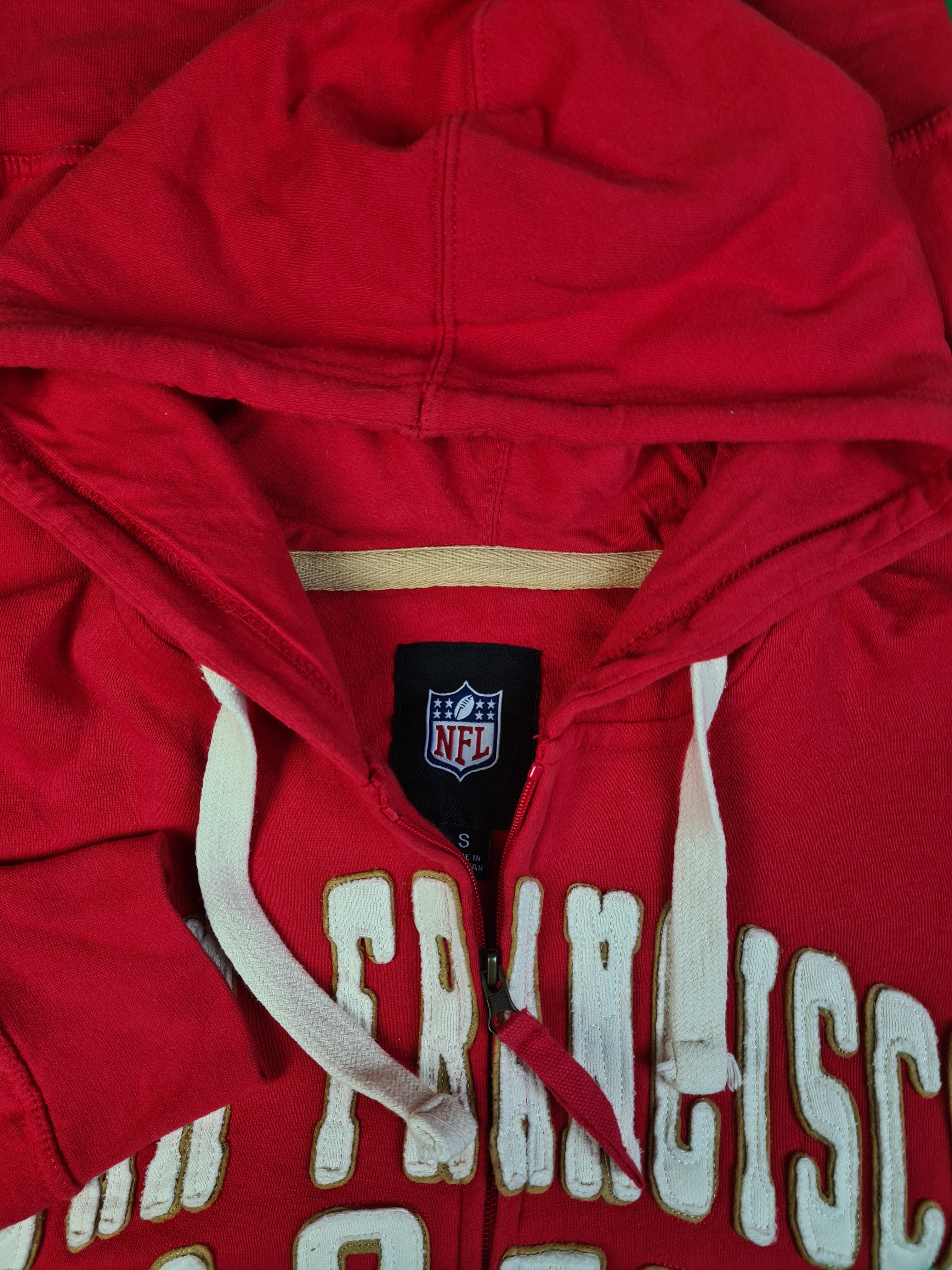 Moderner NFL Zipper Mit Kapuze San Francisco 49ers Football S - RareRags