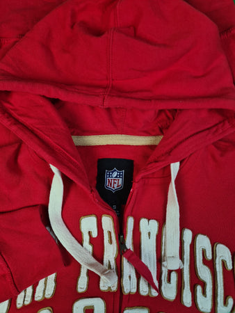 Moderner NFL Zipper Mit Kapuze San Francisco 49ers Football S