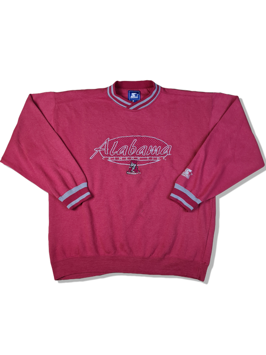Vintage Starter Sweater Alabama Crimson Tide Rot XL