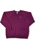 Vintage Fruit Of The Loom Sweater Blank Basic Made In USA Dunkelrot XL
