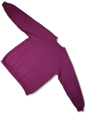 Vintage Fruit Of The Loom Sweater Blank Basic Made In USA Dunkelrot XL