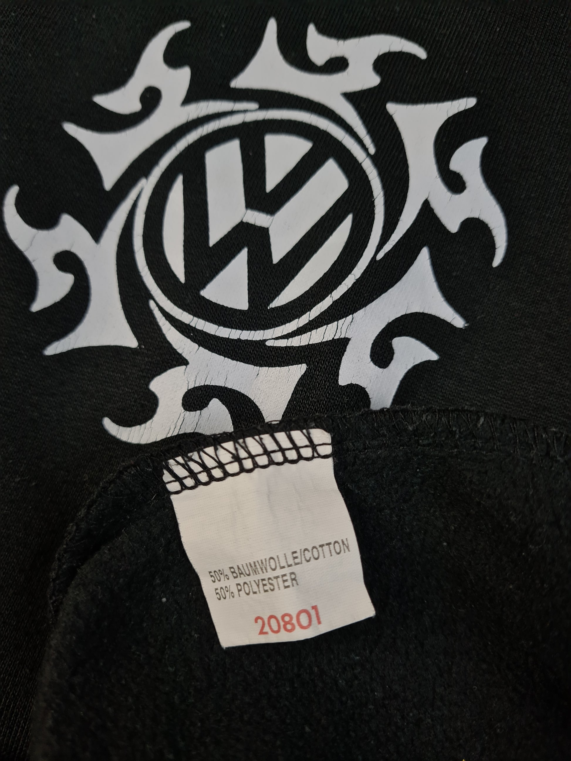 Vintage Authentic Collection Sweater VW Passat Bedruckt Schwarz XL - RareRags