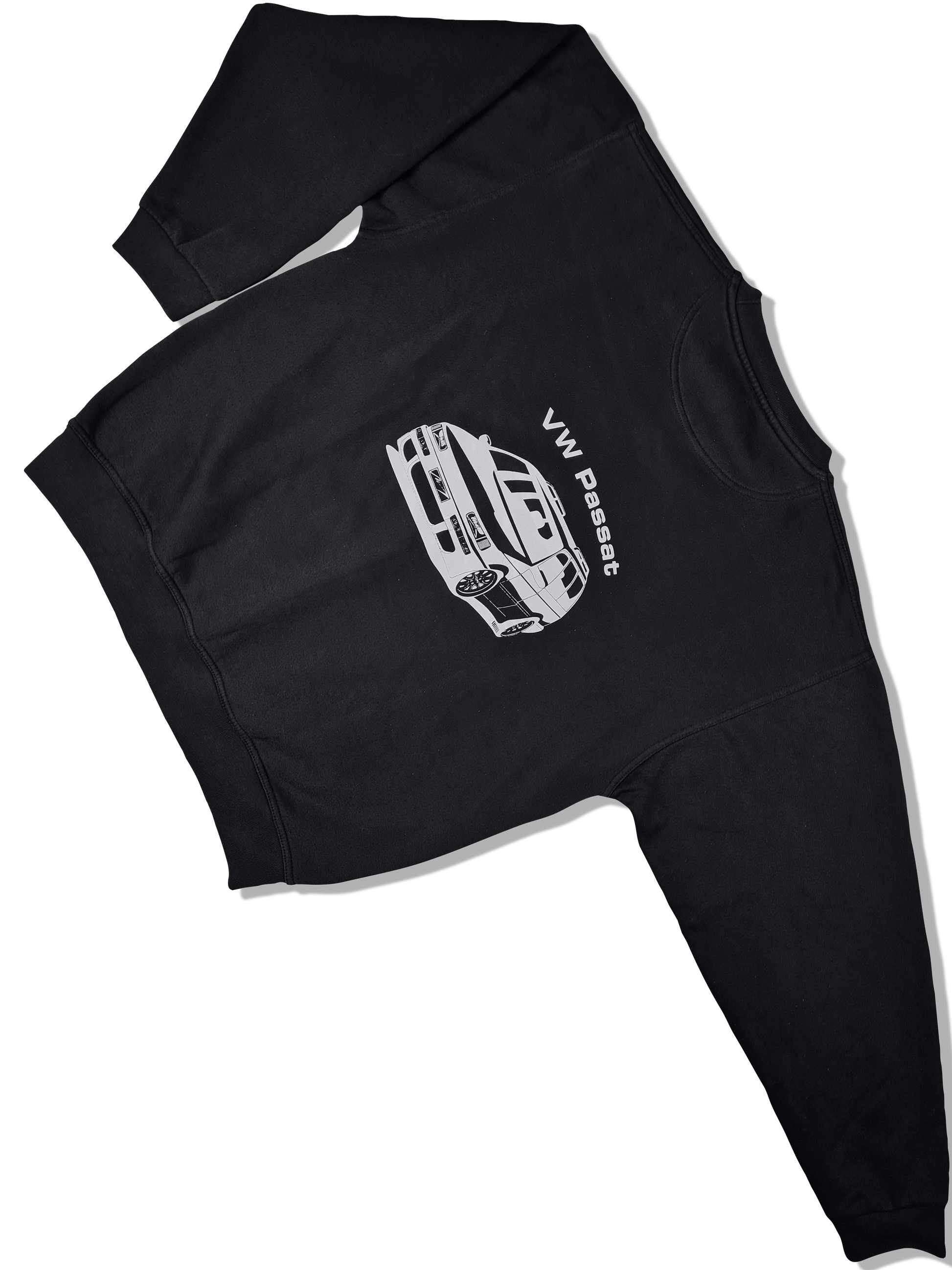 Vintage Authentic Collection Sweater VW Passat Bedruckt Schwarz XL - RareRags