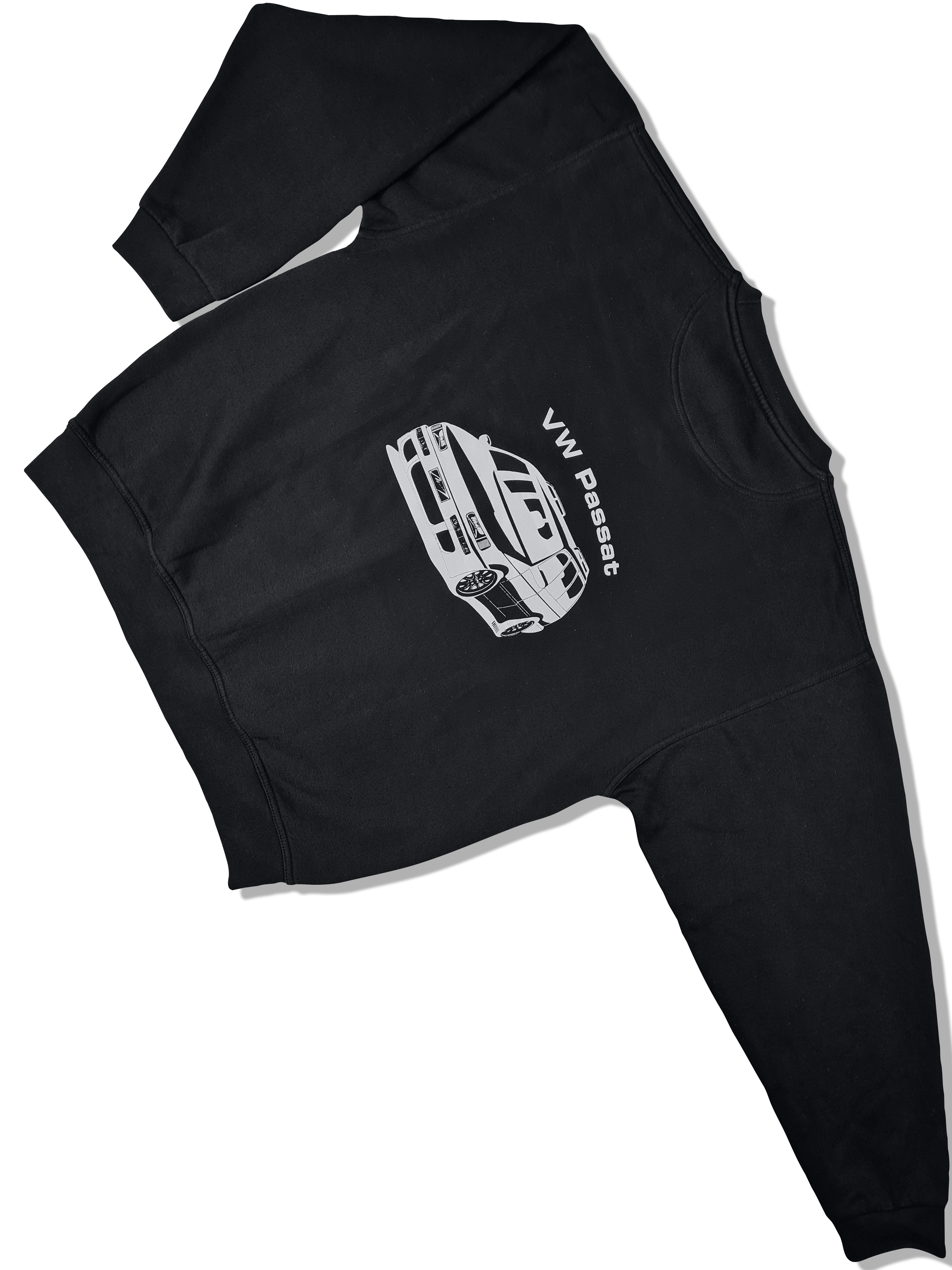 Vintage Authentic Collection Sweater VW Passat Bedruckt Schwarz XL - RareRags