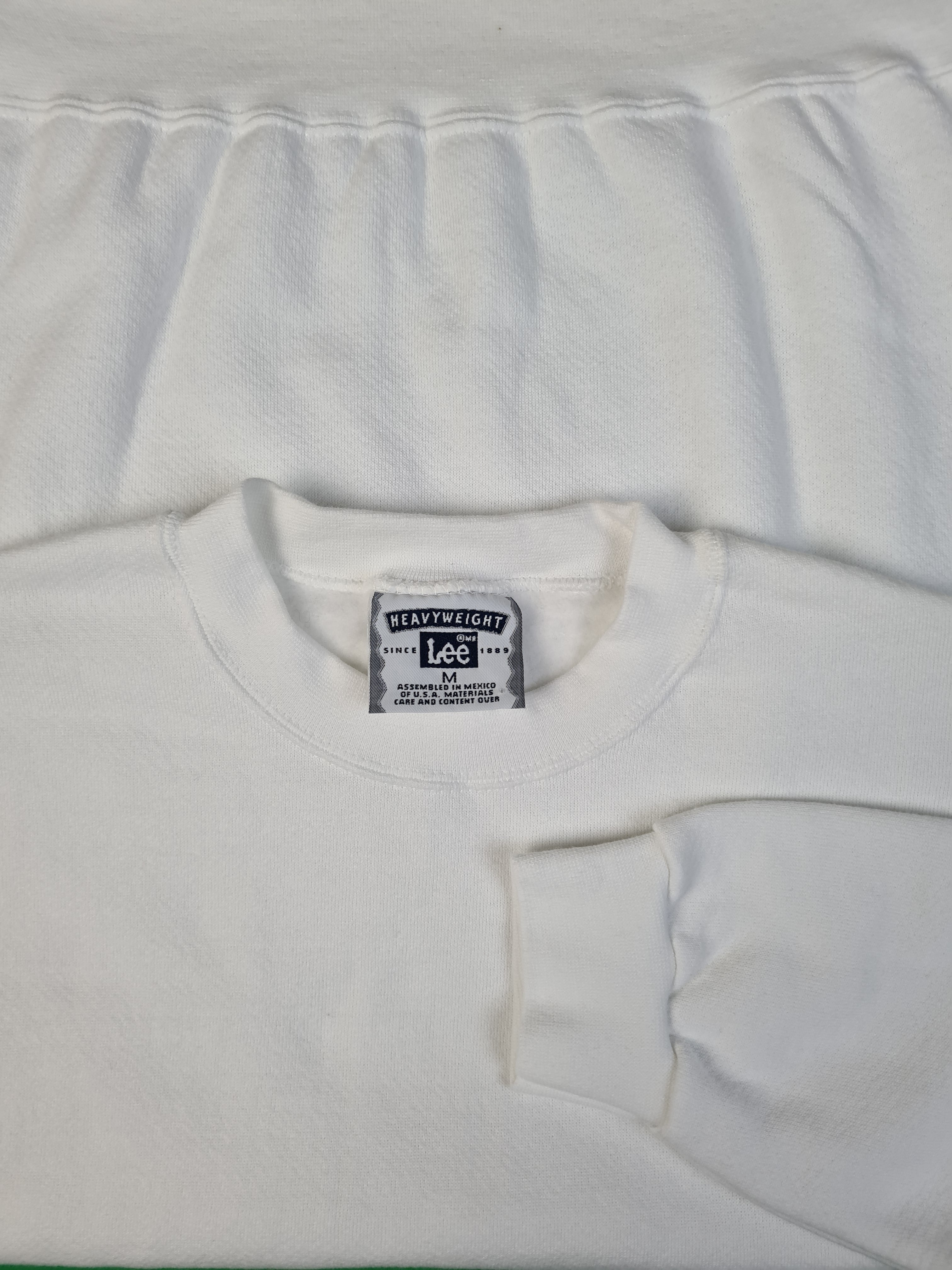 Vintage Lee Sweater Basic Weiß M - RareRags