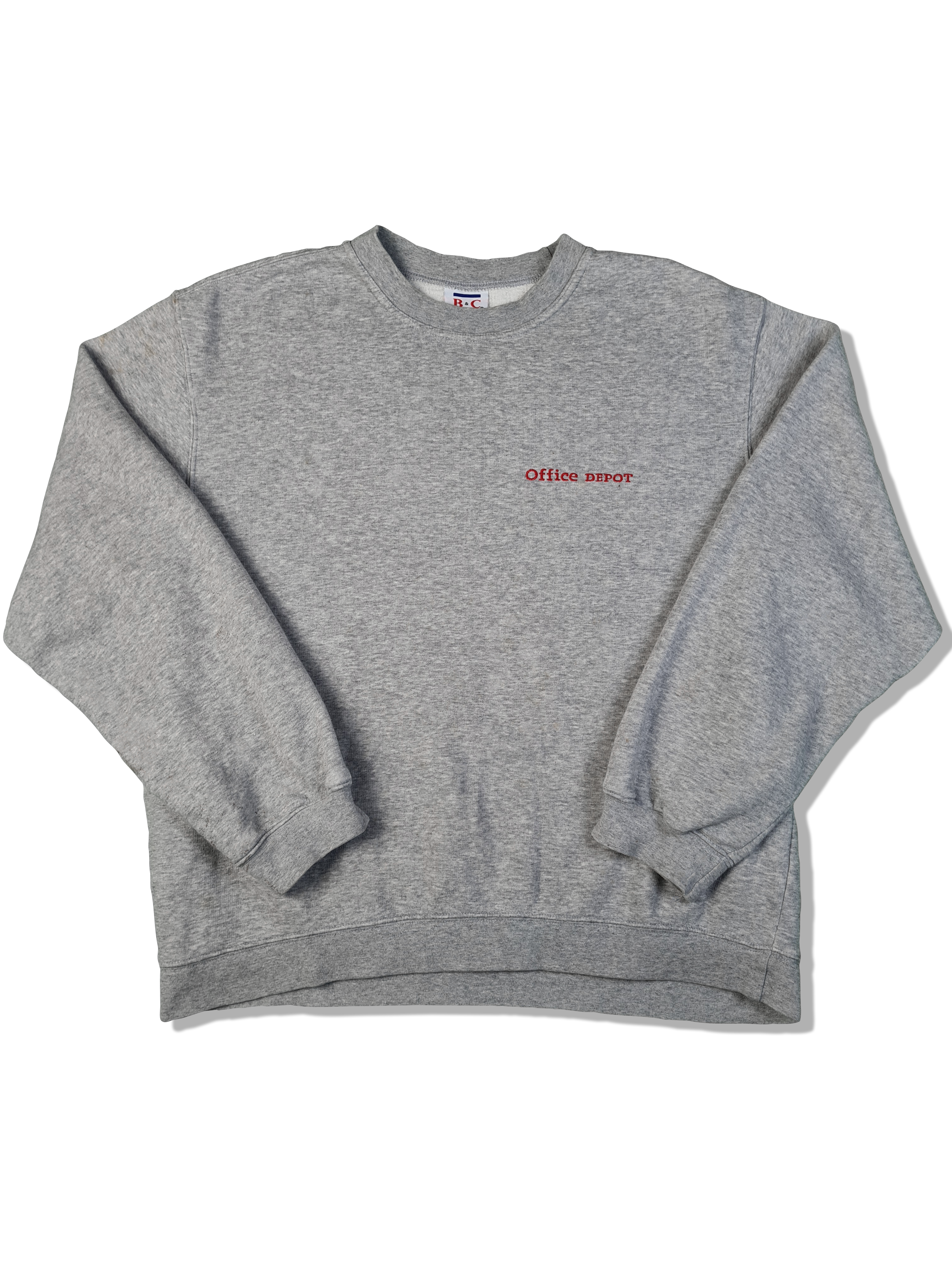 Moderner B&C Sweater Office Depot Grau XL - RareRags