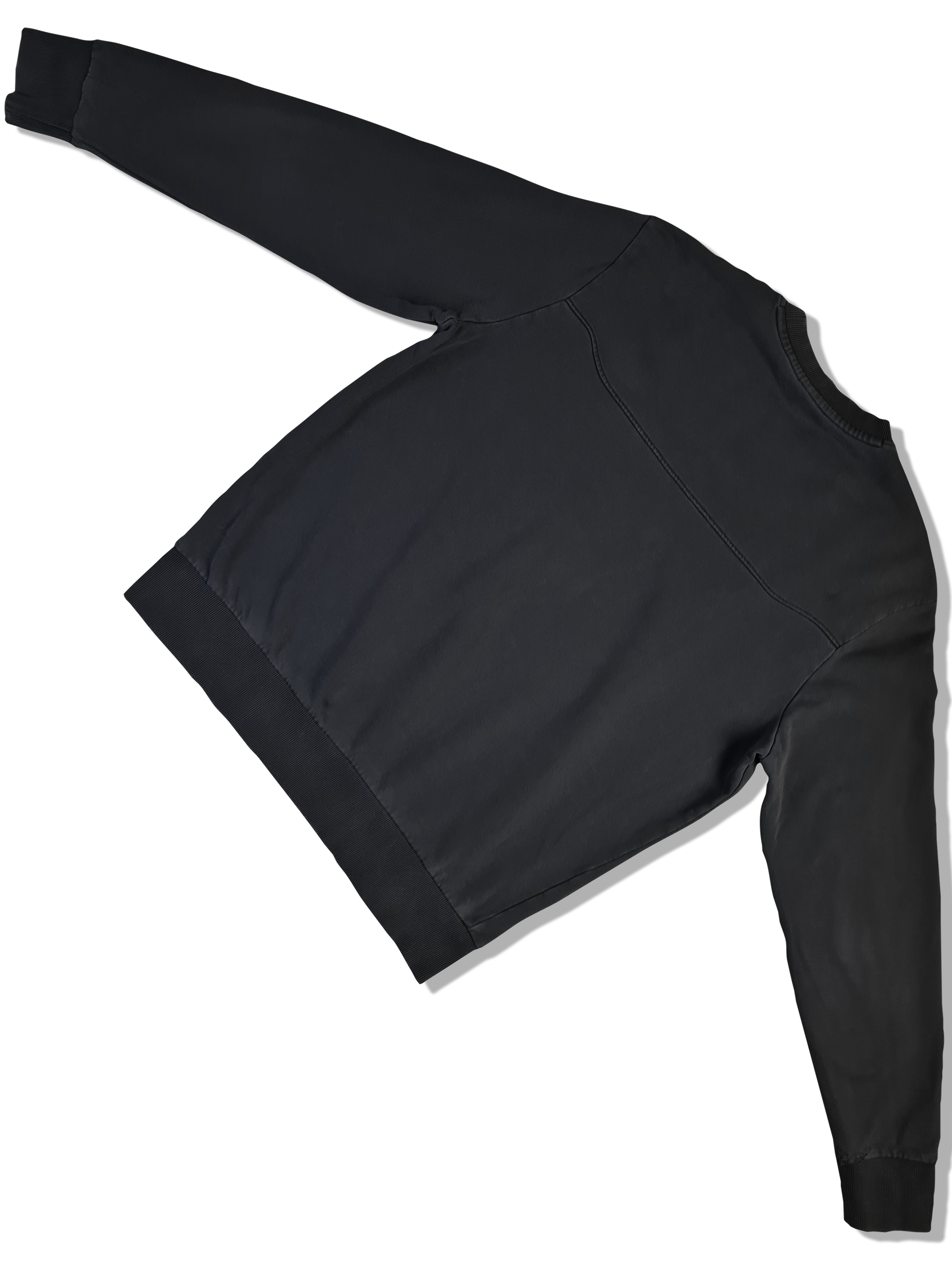 Moderner Hugo Boss Pullover Used Look Schwarz/Grau XXL-XXXL - RareRags