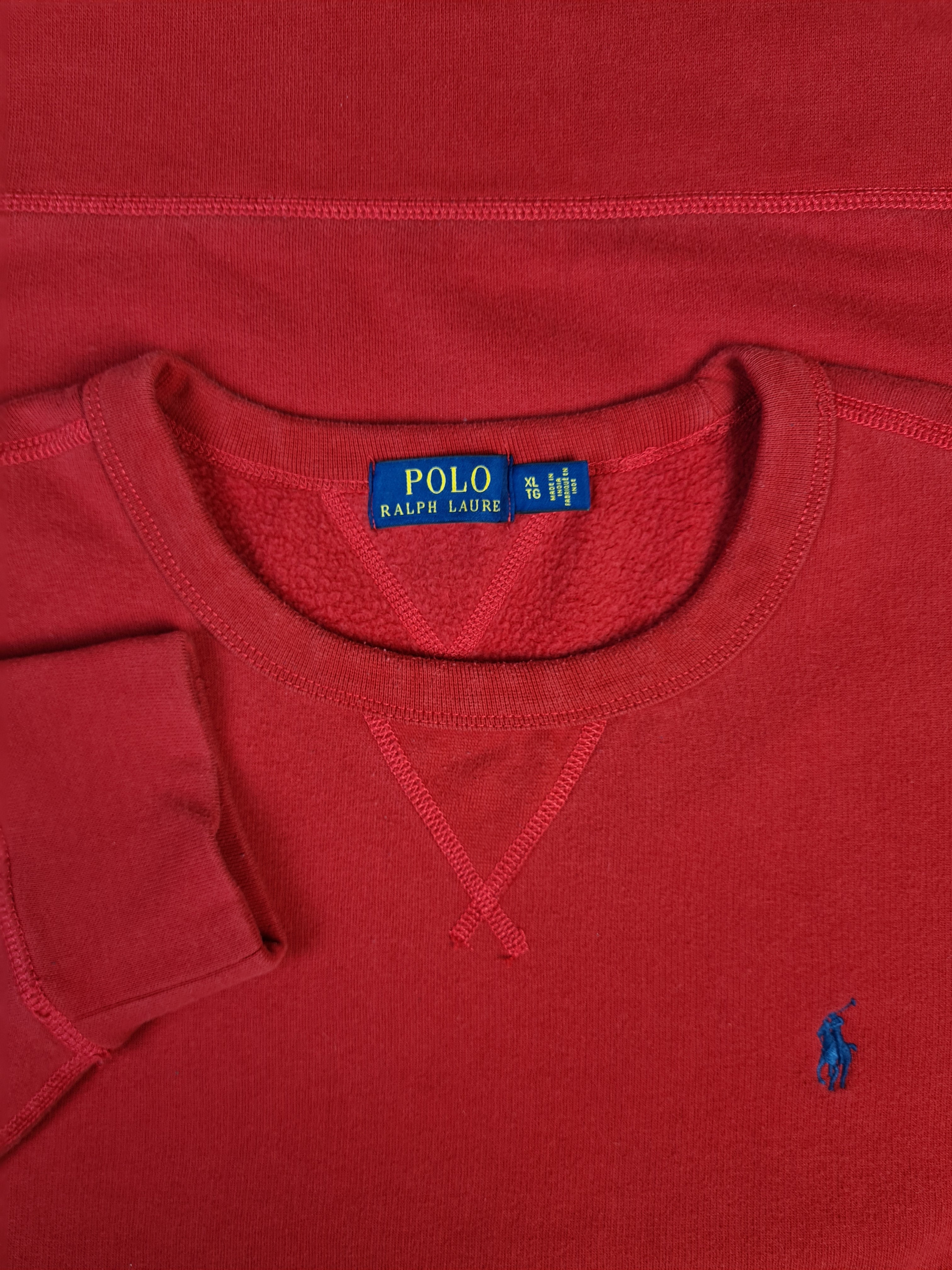 Moderner Ralph Lauren Sweater Basic Rot XL - RareRags