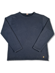Moderner Amor-Lux Sweater Basic Rundhals Dunkelblau L-XL