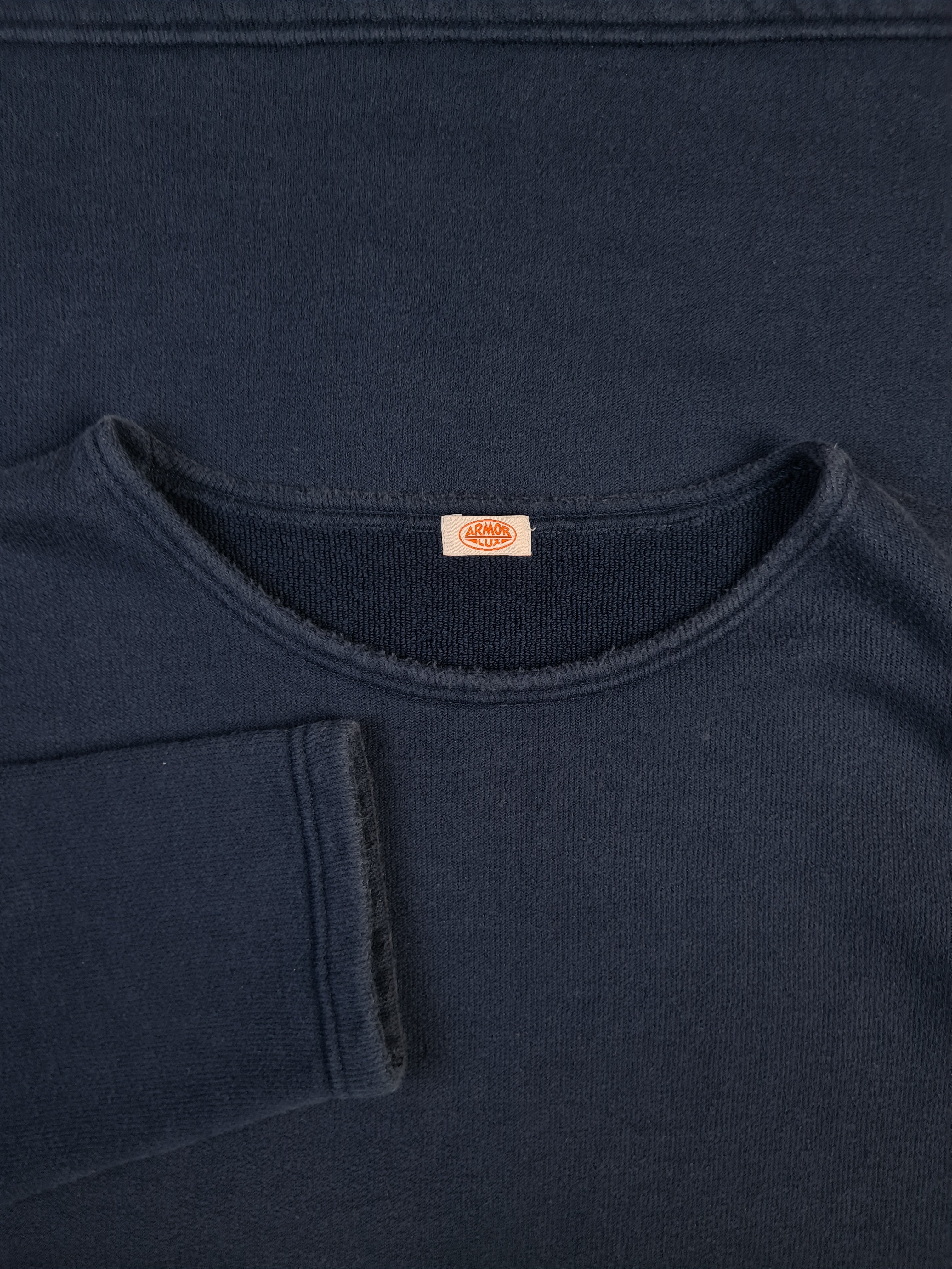 Moderner Amor-Lux Sweater Basic Rundhals Dunkelblau L-XL - RareRags