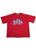 Moderne Tourist Shirt Gran Canaria Delfine Bedruckt Rot XL