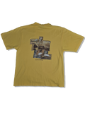 Vintage Quiksilver Shirt Surfing Bedruckt Gelb S
