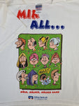 Modernes Gildan Shirt "Mir alle sin Kölle" Promo Volksbank Weiß M