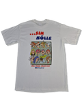 Modernes Gildan Shirt "Mir alle sin Kölle" Promo Volksbank Weiß M