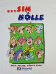 Modernes Gildan Shirt "Mir alle sin Kölle" Promo Volksbank Weiß M