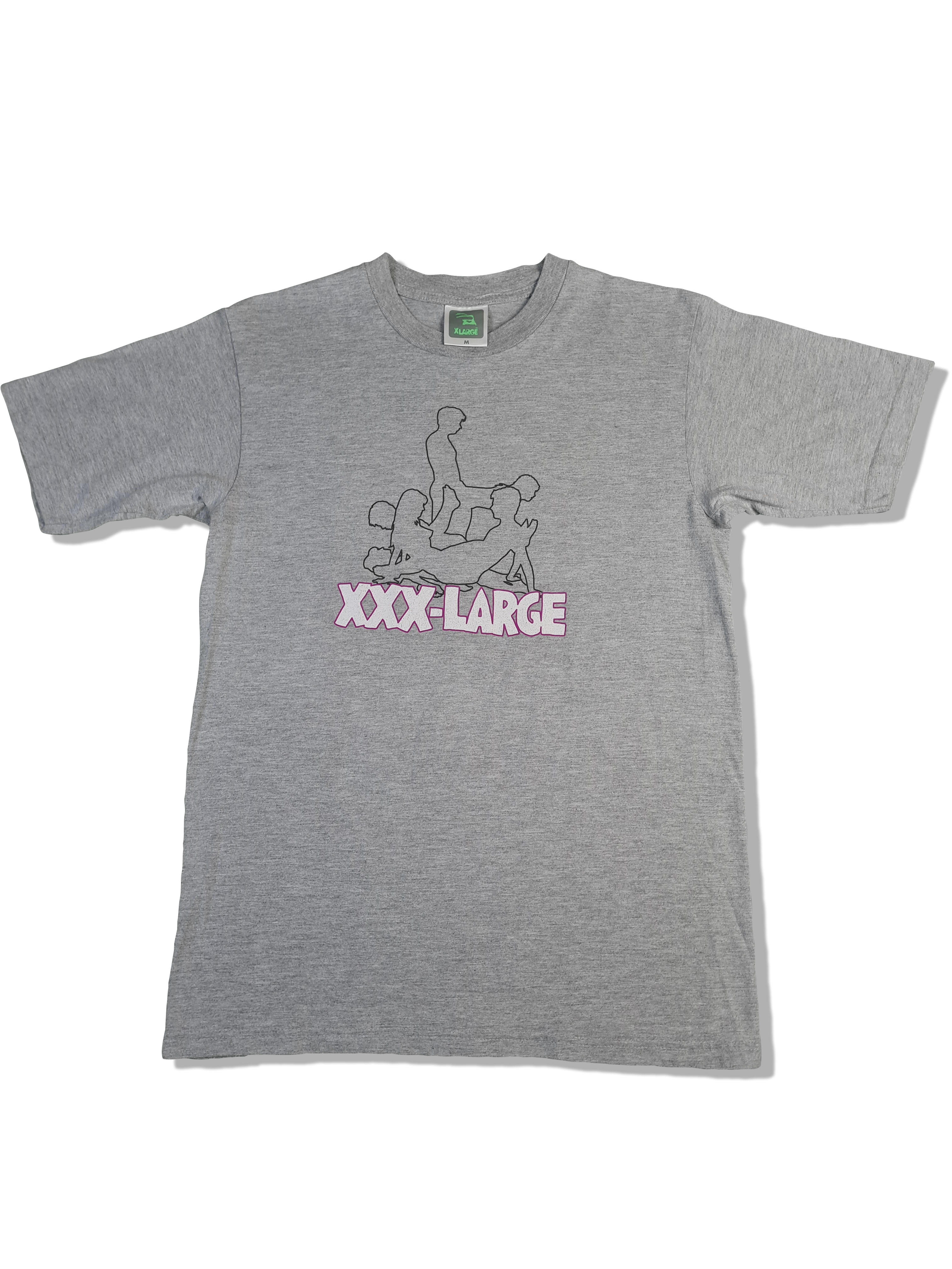 Rare! Vintage X-Large Shirt XXX-Large Orgy Made In USA Grau M - RareRags