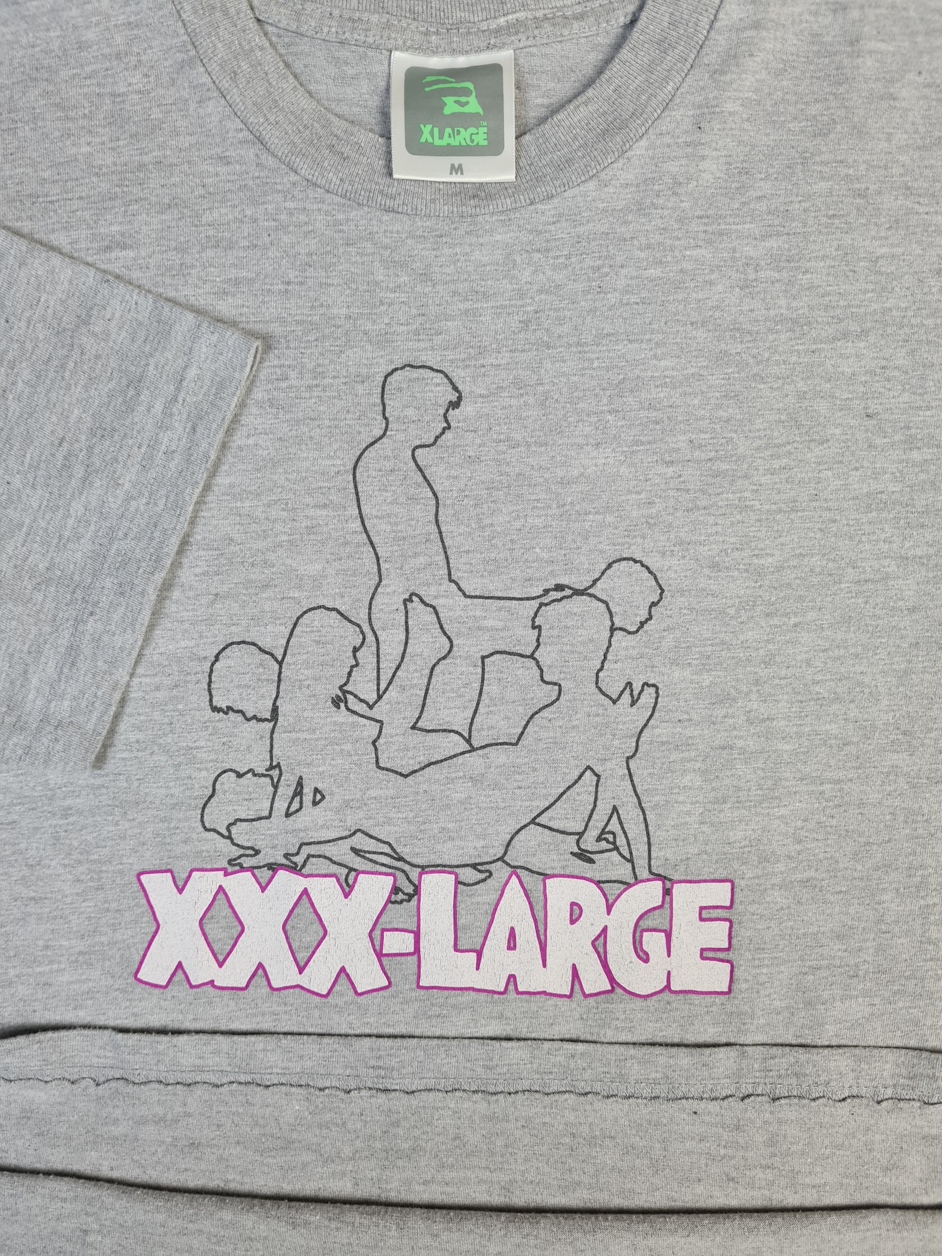 Rare! Vintage X-Large Shirt XXX-Large Orgy Made In USA Grau M - RareRags