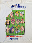 Modernes Gildan Shirt "Mir all sin Kölle" Promo Volksbank Weiß M