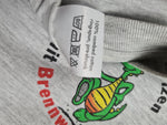 Vintage Super Goody Shirt "Mit Energie geizen, mit Brennwert heizen" Grau XL