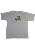 Vintage Super Goody Shirt "Mit Energie geizen, mit Brennwert heizen" Grau XL
