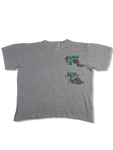 Vintage All Bright Shirt Basketball Bedruckt Grau L