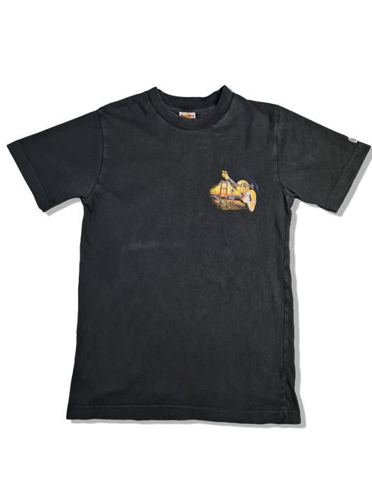 Vintage Hard Rock Cafe Shirt Hong Kong The Peak Bedruckt Schwarz M-L