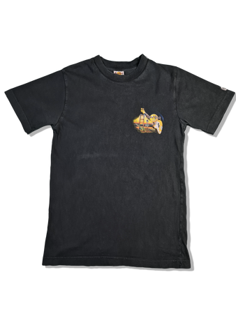 Vintage Hard Rock Cafe Shirt Hong Kong The Peak Bedruckt Schwarz M-L