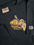 Vintage Hard Rock Cafe Shirt Hong Kong The Peak Bedruckt Schwarz M-L