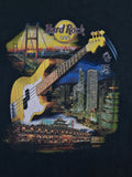 Vintage Hard Rock Cafe Shirt Hong Kong The Peak Bedruckt Schwarz M-L